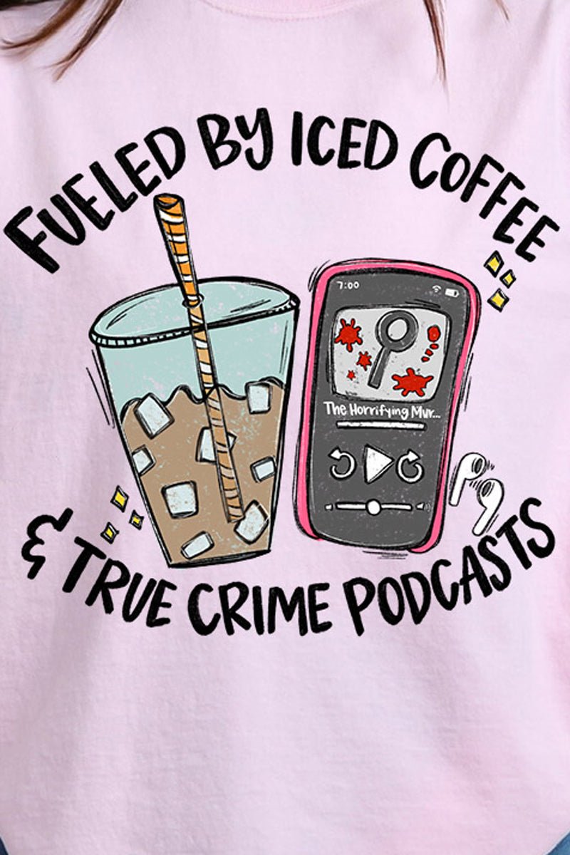 Iced Coffee & True Crime Comfort Colors Heavyweight Long product image 2