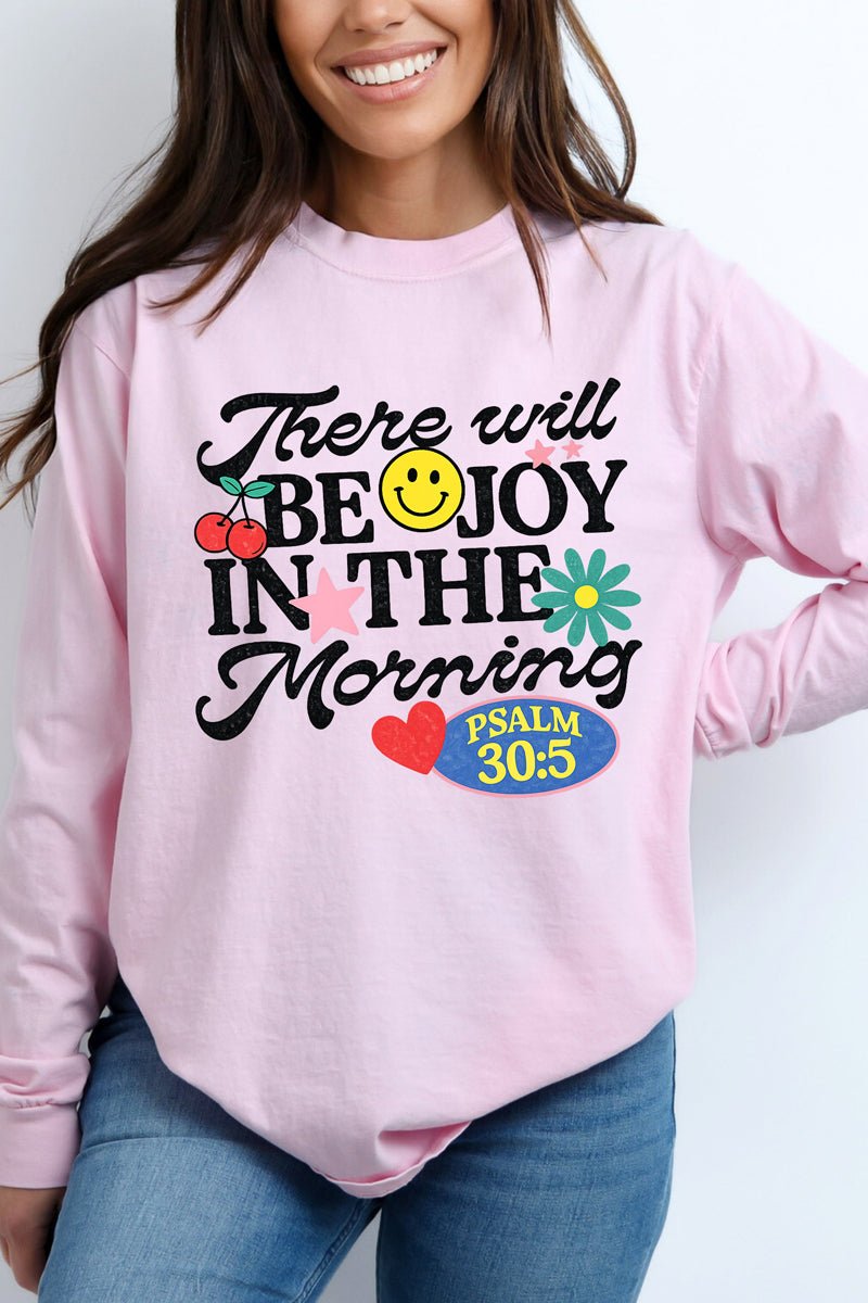 Joy In The Morning Comfort Colors Heavyweight Long T-Shirt product image 1