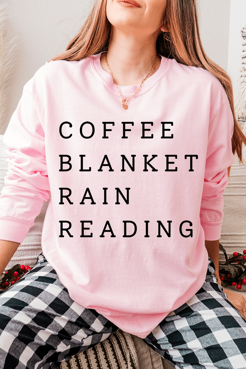 Rainy Day Reading Comfort Colors Heavyweight Long T-Shirt product image 4