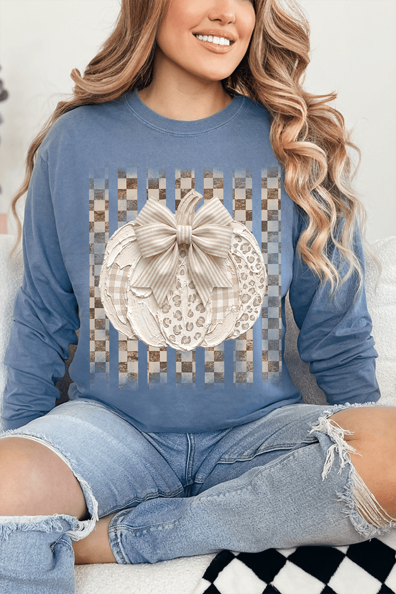 Painted Pumpkin Latte Comfort Colors Heavyweight Long product image 1