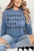 Rainy Day Reading Comfort Colors Heavyweight Long T-Shirt product image 1