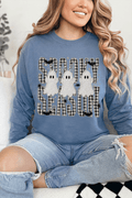 Spooky Season Gingham & Ghosts Comfort Colors Heavyweight product image 1