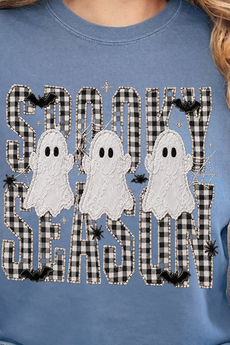 Spooky Season Gingham & Ghosts Comfort Colors Heavyweight product image 2