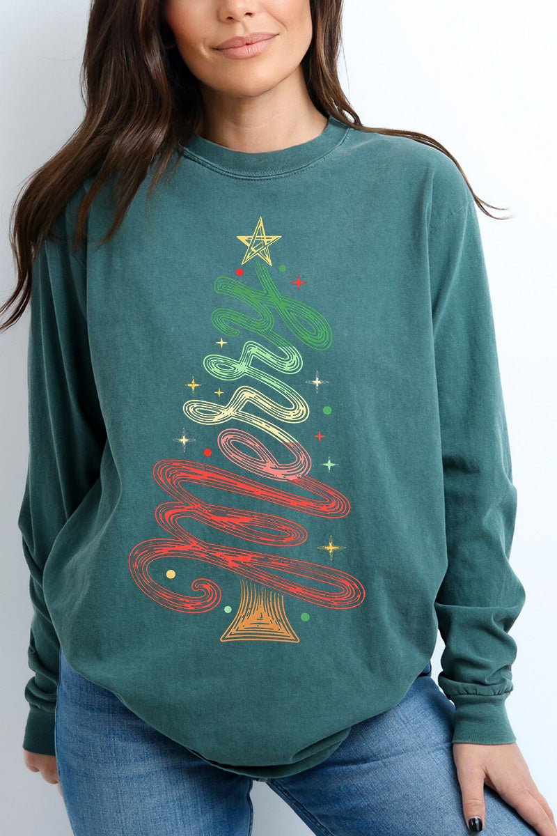 Merry In Motion Comfort Colors Heavyweight Long T-Shirt product image 3