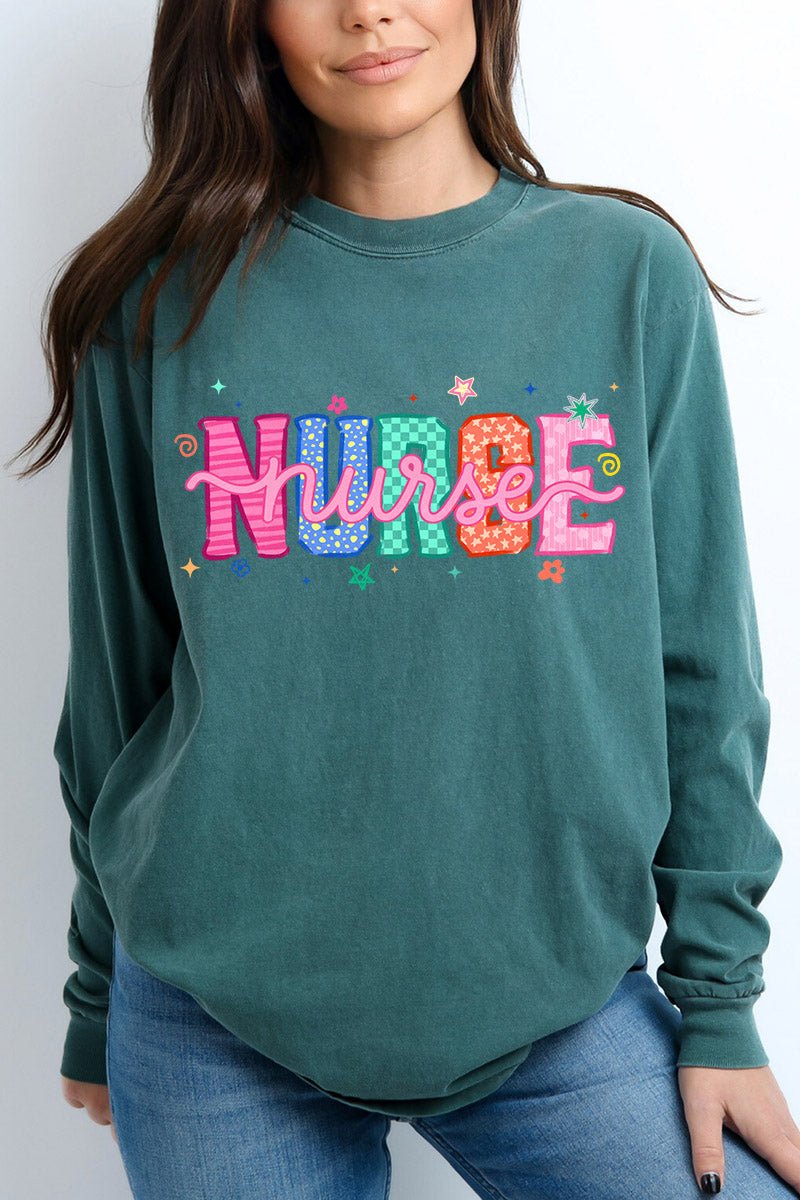 Nurse Energy Comfort Colors Heavyweight Long T-Shirt product image 5
