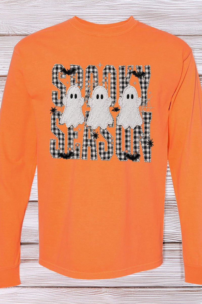 Spooky Season Gingham & Ghosts Comfort Colors Heavyweight product image 5