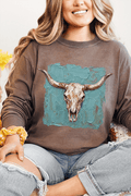 Longhorn Gallery Comfort Colors Heavyweight Long T-Shirt product image 1