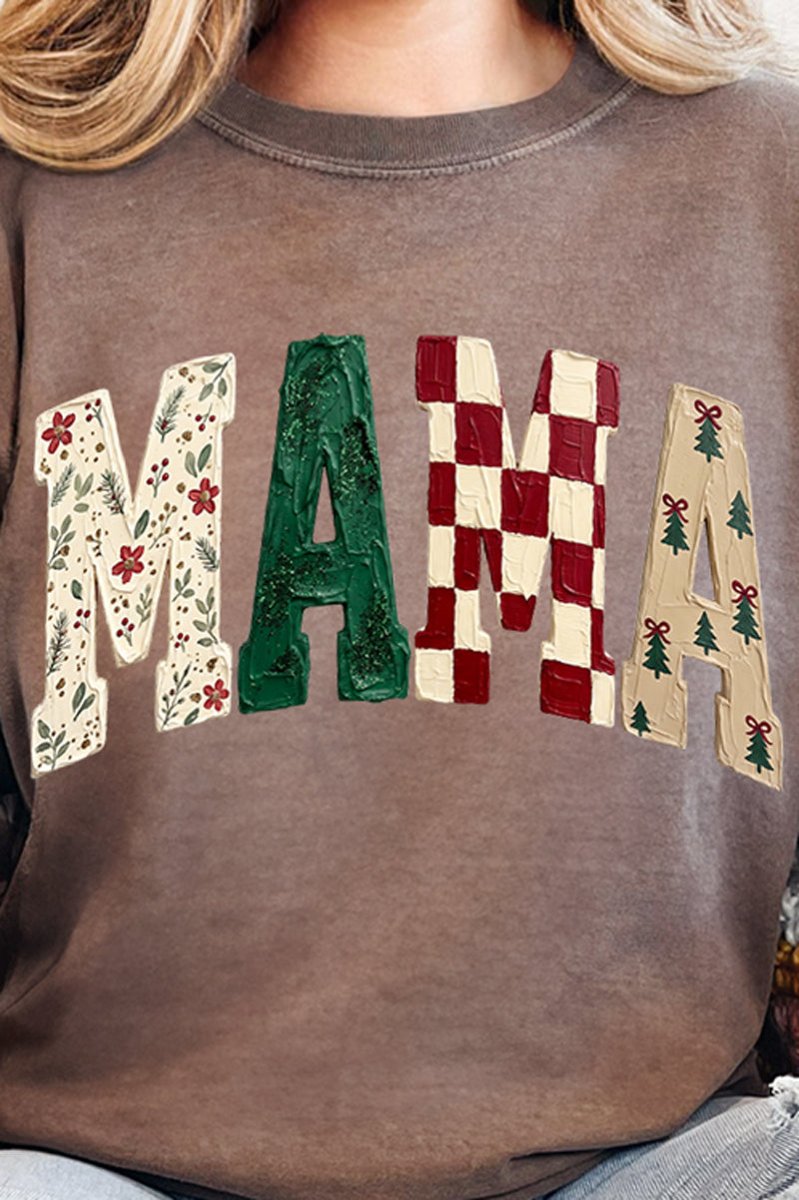 Merry Mama Mix Comfort Colors Heavyweight Long T-Shirt product image 2