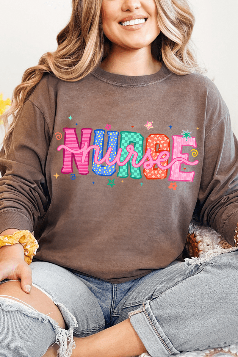 Nurse Energy Comfort Colors Heavyweight Long T-Shirt product image 6