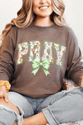 Watercolor Petaled Pray Comfort Colors Heavyweight Long product image 1
