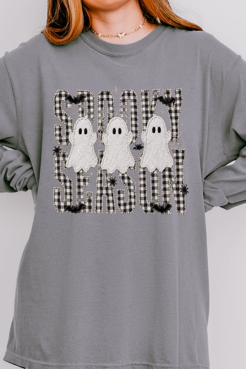 Spooky Season Gingham & Ghosts Comfort Colors Heavyweight product image 7