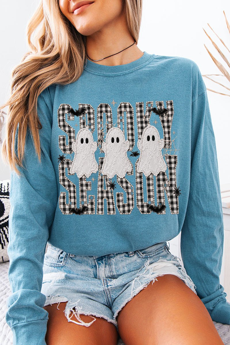Spooky Season Gingham & Ghosts Comfort Colors Heavyweight product image 8