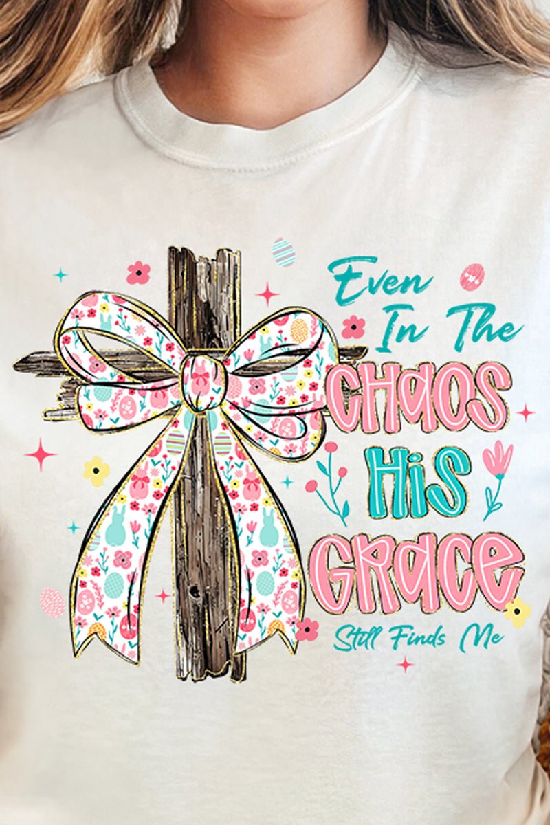In The Chaos Coquette Cross Comfort Colors Heavyweight Long product image 2