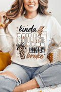 Kinda Boujee Broke Comfort Colors Heavyweight Long T-Shirt product image 1