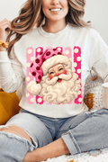 Pink Dot Jolly Santa Comfort Colors Heavyweight Long T-Shirt product image 1