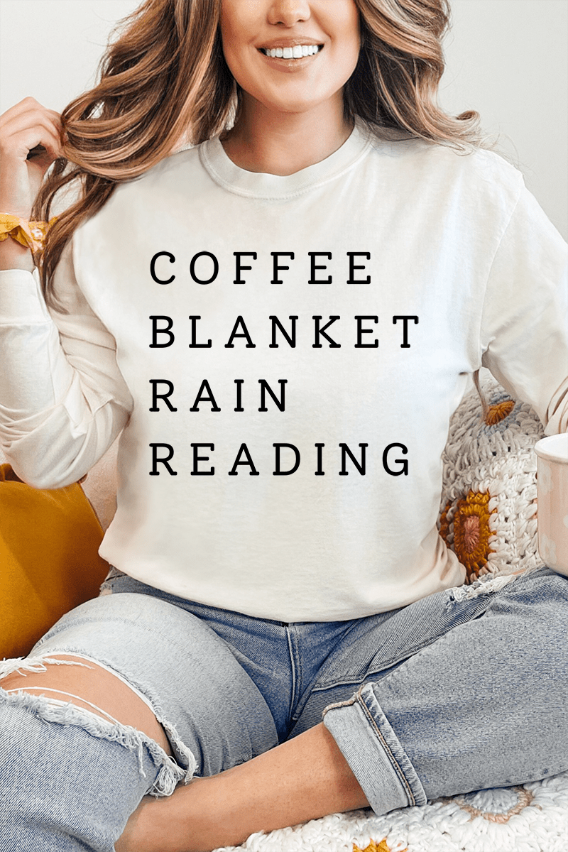 Rainy Day Reading Comfort Colors Heavyweight Long T-Shirt product image 8