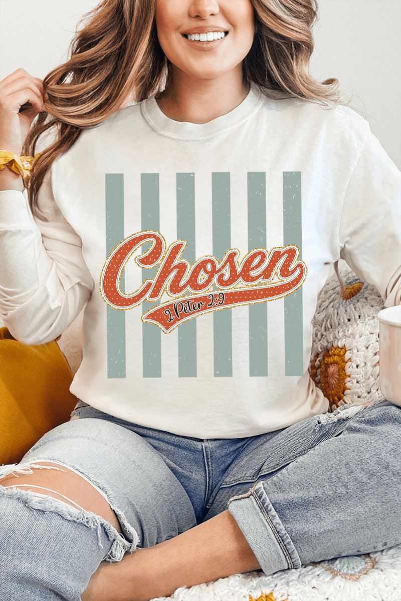 Team Chosen Comfort Colors Heavyweight Long T-Shirt product image 5