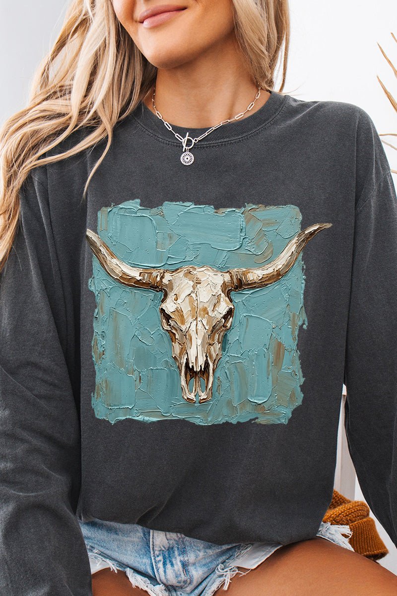 Longhorn Gallery Comfort Colors Heavyweight Long T-Shirt product image 5