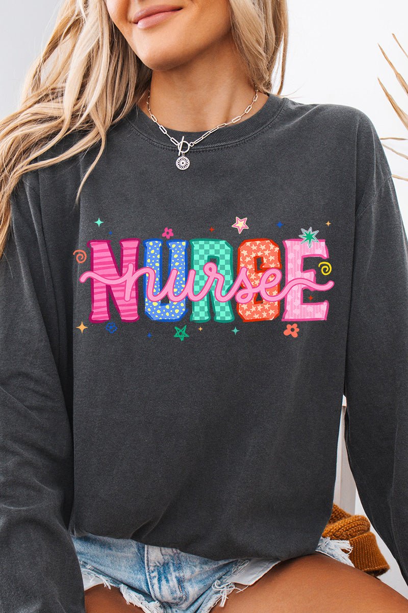 Nurse Energy Comfort Colors Heavyweight Long T-Shirt product image 1
