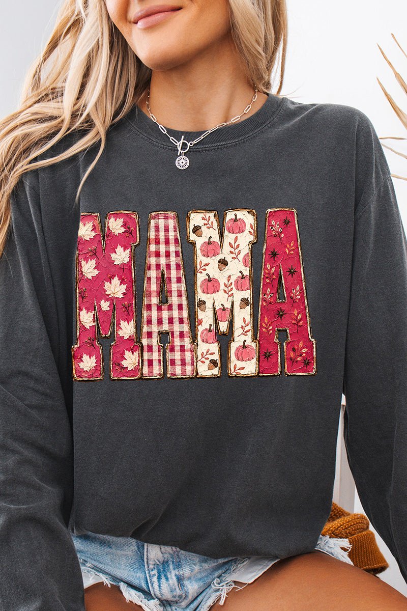 Pink Maplewood Mama Comfort Colors Heavyweight Long T-Shirt product image 5