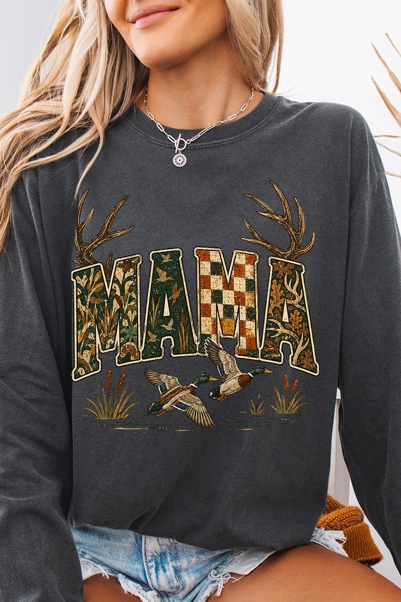 Woodland Mama Comfort Colors Heavyweight Long T-Shirt product image 5
