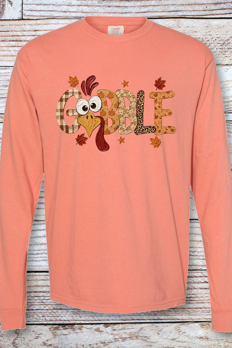 Gobble Season Comfort Colors Heavyweight Long T-Shirt product image 7