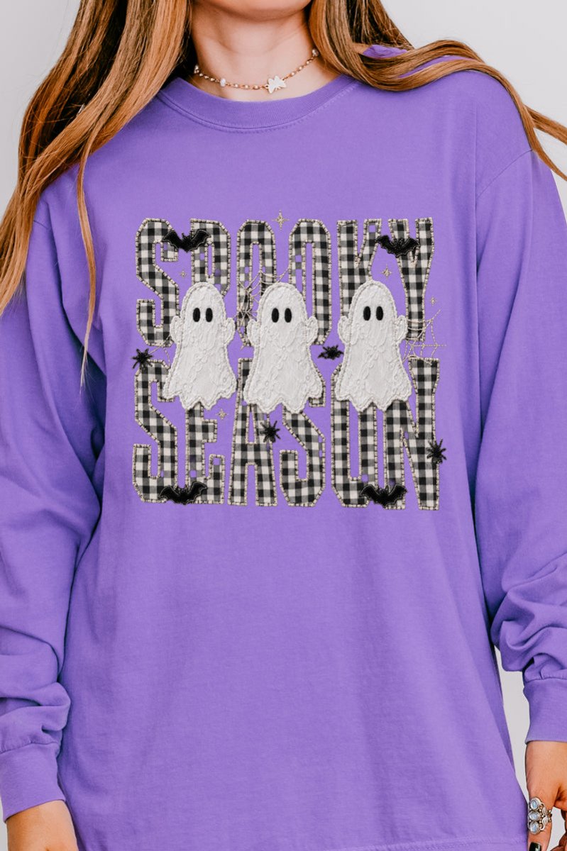 Spooky Season Gingham & Ghosts Comfort Colors Heavyweight product image 9