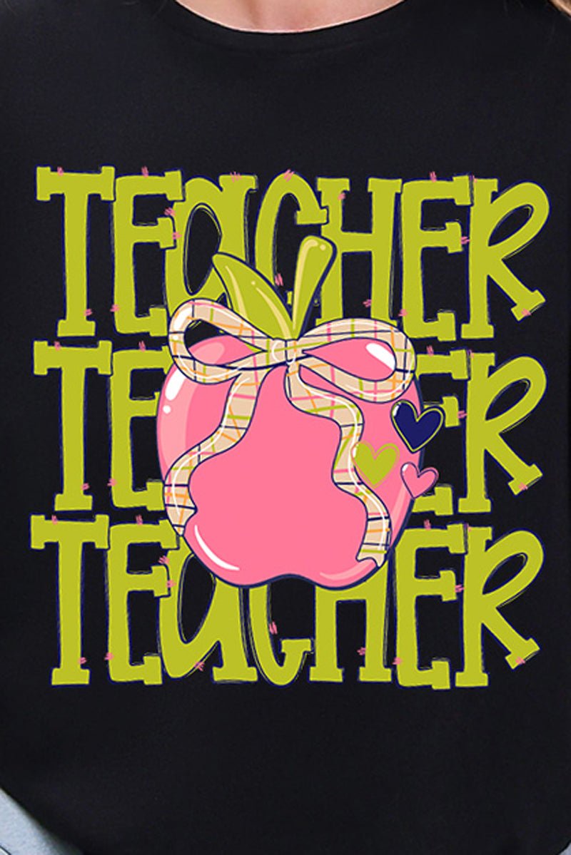 Apple For The Teacher Softstyle Adult T-Shirt product image 2