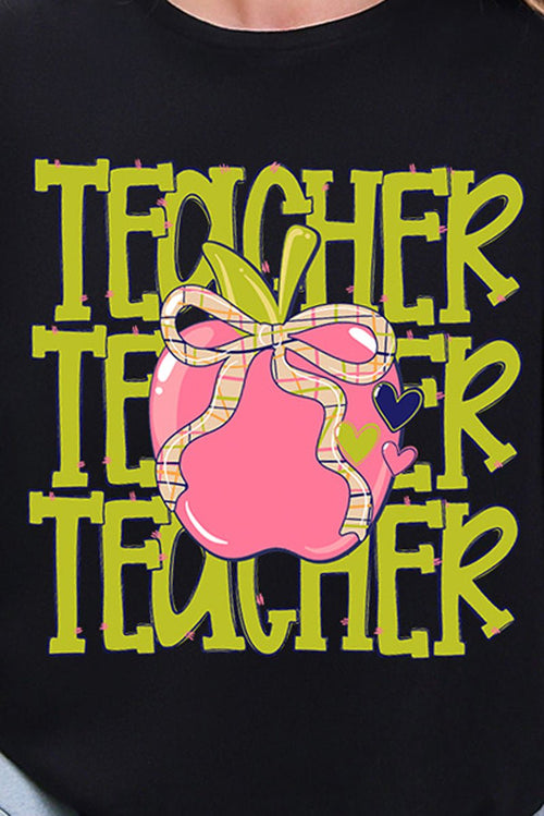 Apple For The Teacher Softstyle Adult T-Shirt product image 2