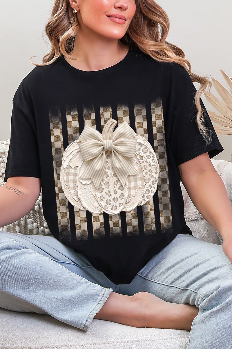 Painted Pumpkin Latte Softstyle Adult T-Shirt product image 1