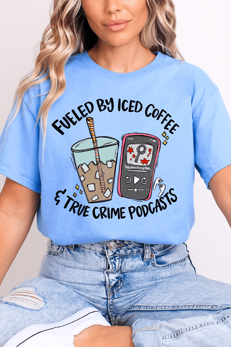 Iced Coffee & True Crime Softstyle Adult T-Shirt product image 3