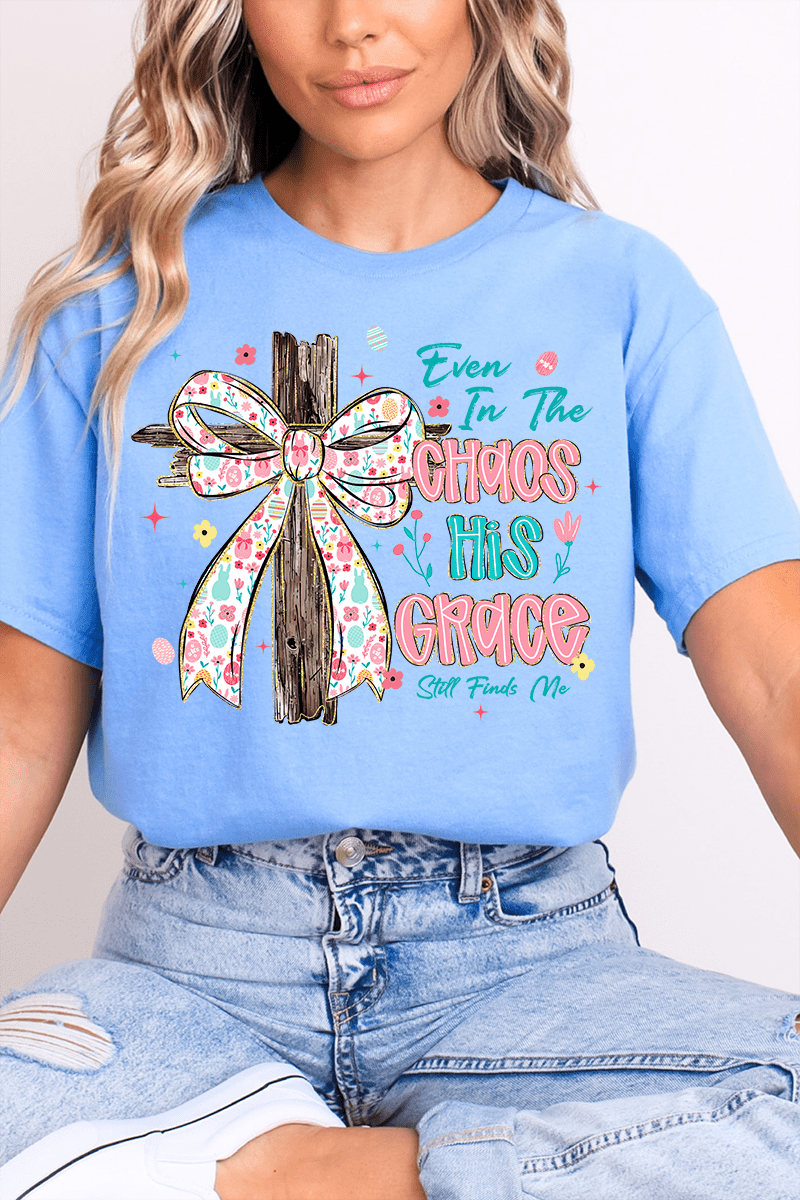 In The Chaos Coquette Cross Softstyle Adult T-Shirt product image 3