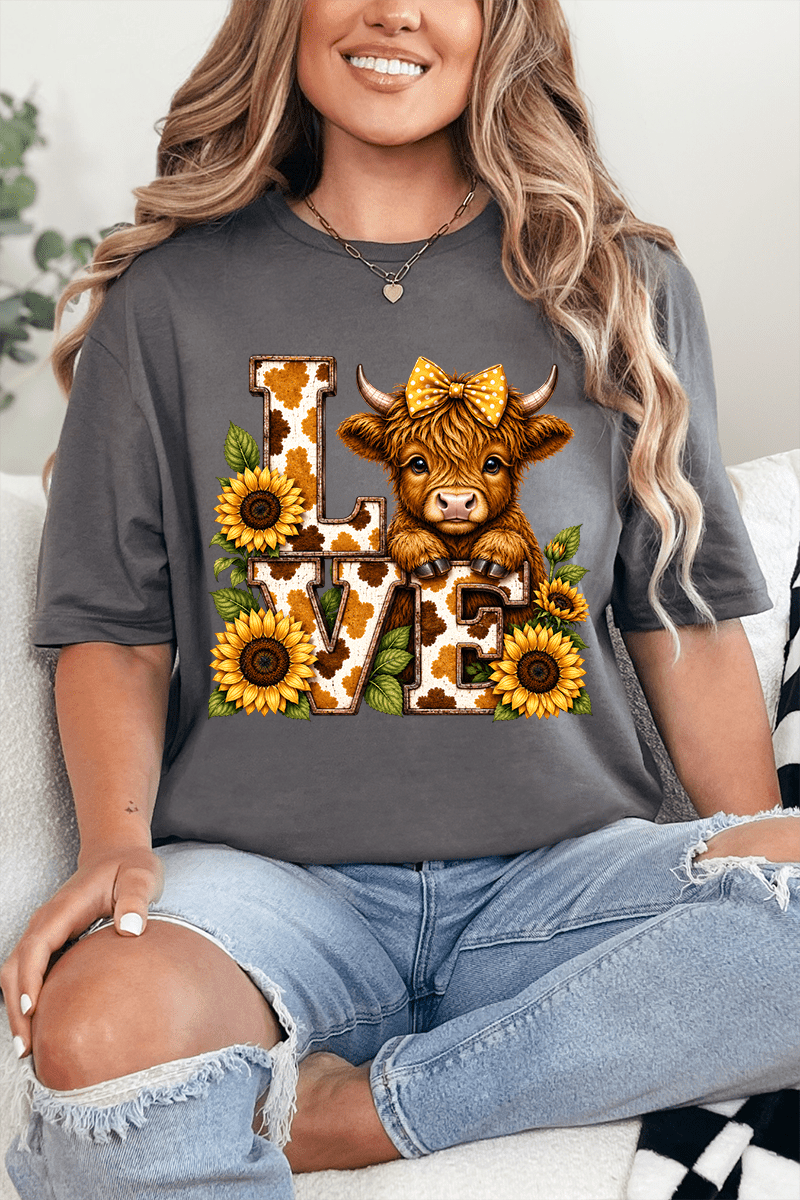 Little Highland Love Softstyle Adult T-Shirt product image 4