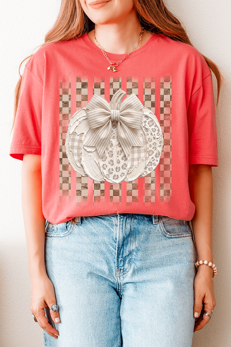 Painted Pumpkin Latte Softstyle Adult T-Shirt product image 3