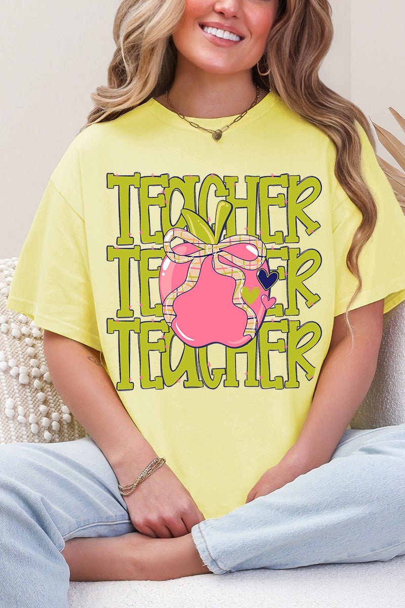 Apple For The Teacher Softstyle Adult T-Shirt product image 4