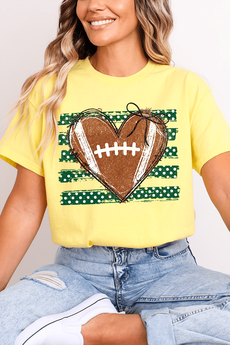Green Football Sweetheart Softstyle Adult T-Shirt product image 6