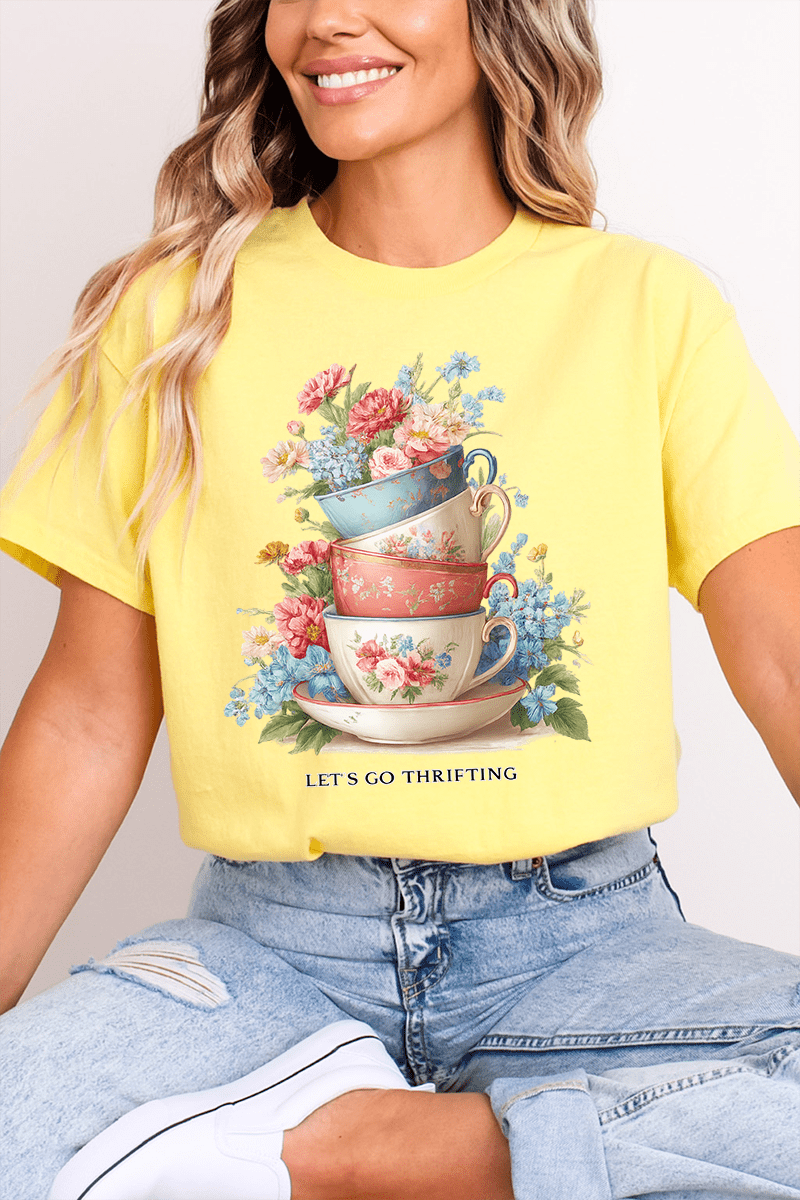 Let's Go Thrifting Softstyle Adult T-Shirt product image 4