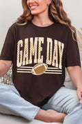 Checkered Taupe Game Day Softstyle Adult T-Shirt product image 1
