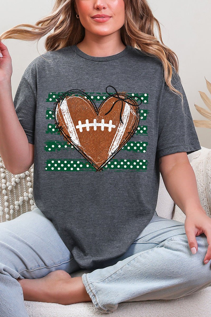 Green Football Sweetheart Softstyle Adult T-Shirt product image 8