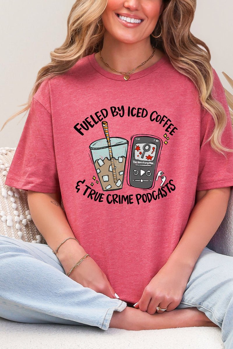 Iced Coffee & True Crime Softstyle Adult T-Shirt product image 5