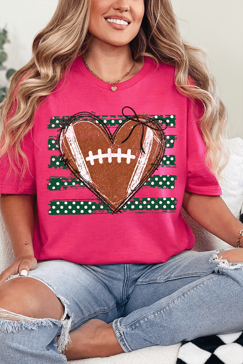 Green Football Sweetheart Softstyle Adult T-Shirt product image 9