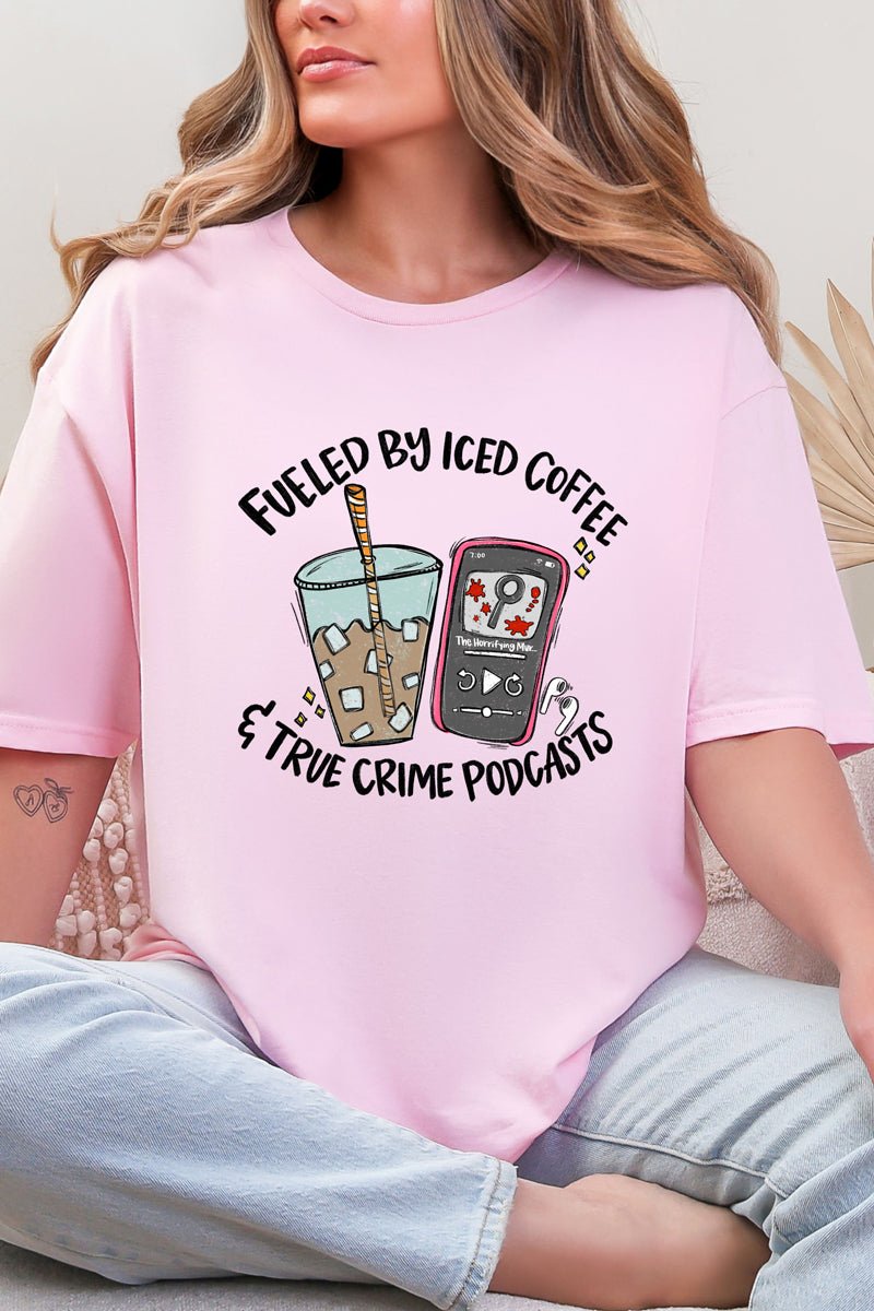 Iced Coffee & True Crime Softstyle Adult T-Shirt product image 7