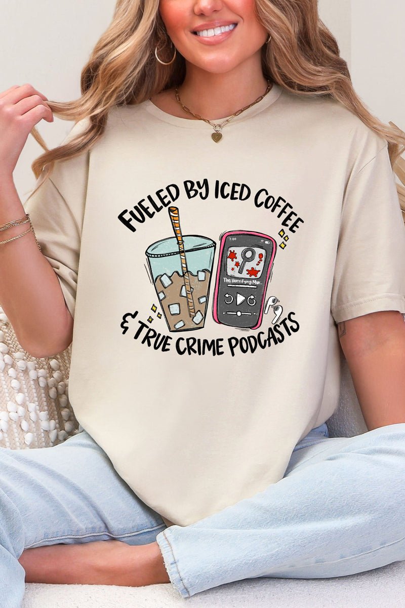 Iced Coffee & True Crime Softstyle Adult T-Shirt product image 8