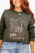 Bad Day Camo Turkey Ecosmart Crewneck Sweatshirt product image 1
