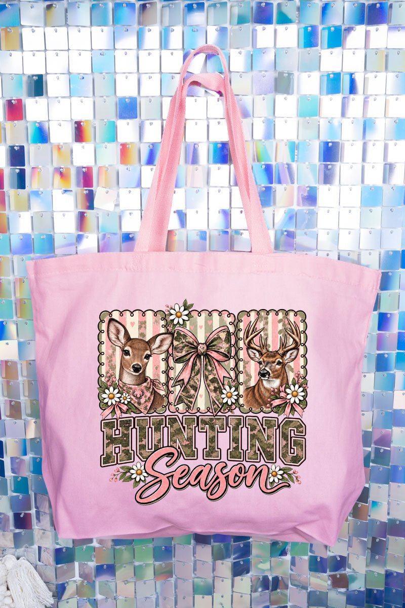 Camo & Bows Hunting Season Canvas Jumbo Tote