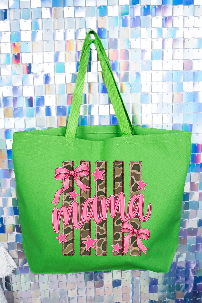 Camo Cutie Mama Canvas Jumbo Tote