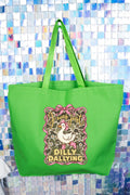 Dilly Dallying Camo Goose Canvas Jumbo Tote