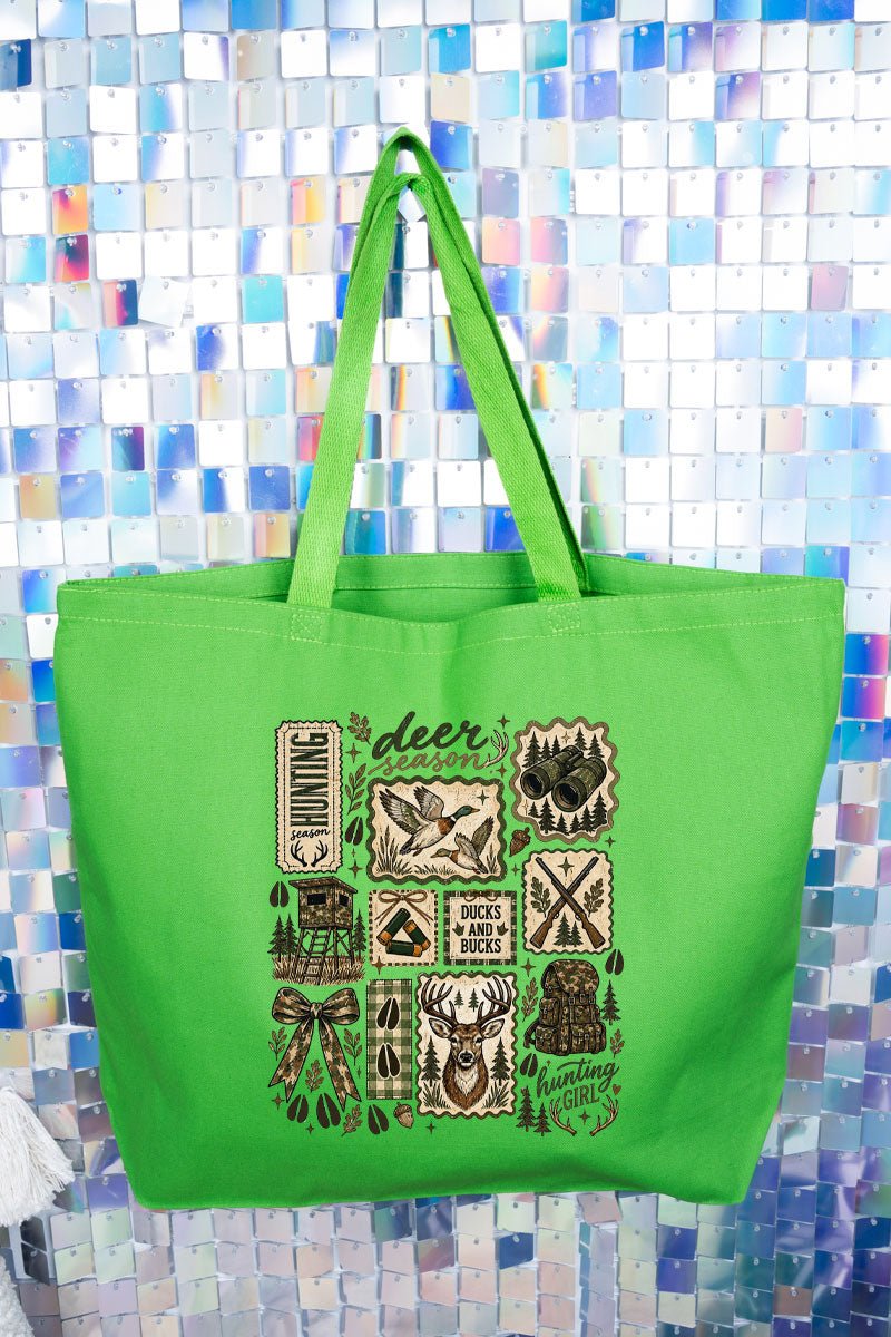 Ducks And Bucks Canvas Jumbo Tote
