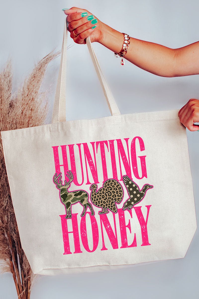 Hunting Honey Wild Mix Canvas Jumbo Tote