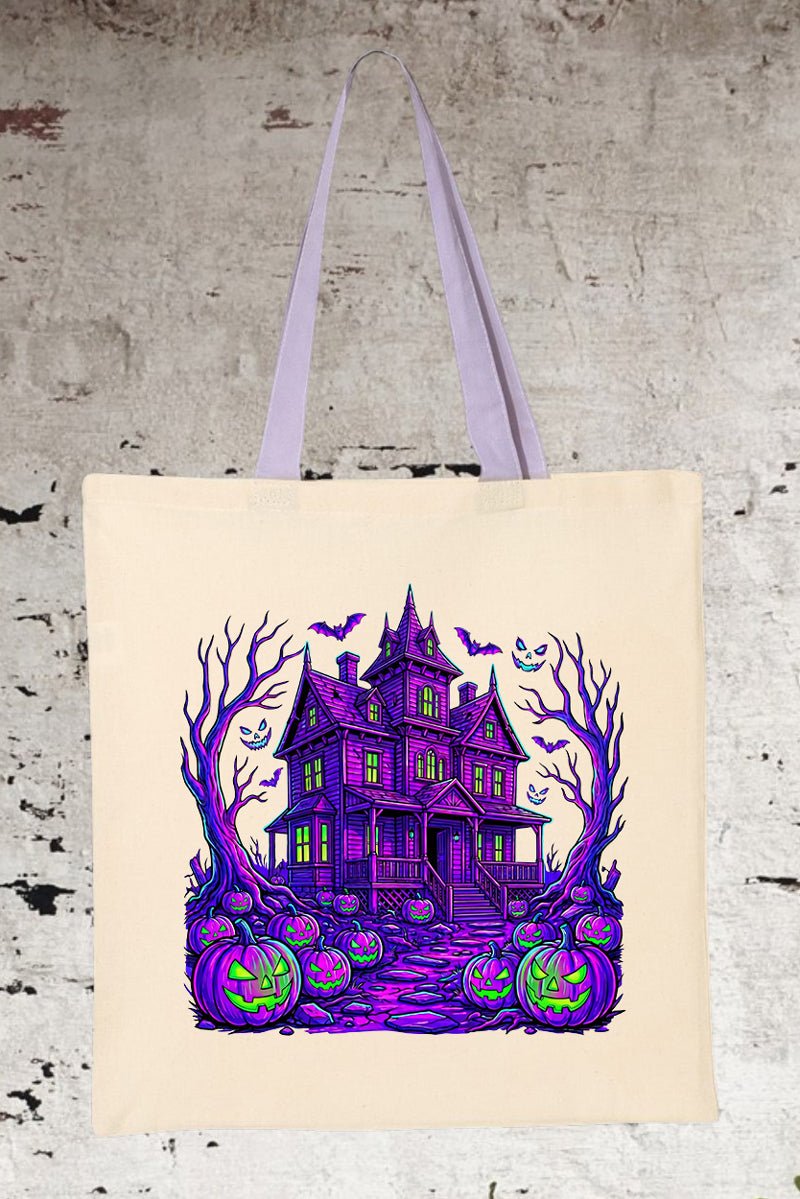 Neon Nightmare Medium Canvas Tote